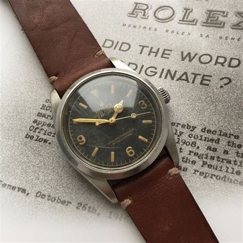 vintage rolex explorer homage